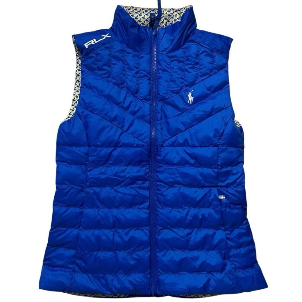 NWT RLX Ralph Lauren Women's Insulated Channel Reversible Vest